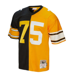 Joe Greene Pittsburgh Steelers 1976 Split Legacy Replica Jersey - Black/Gold - Mitchell & Ness