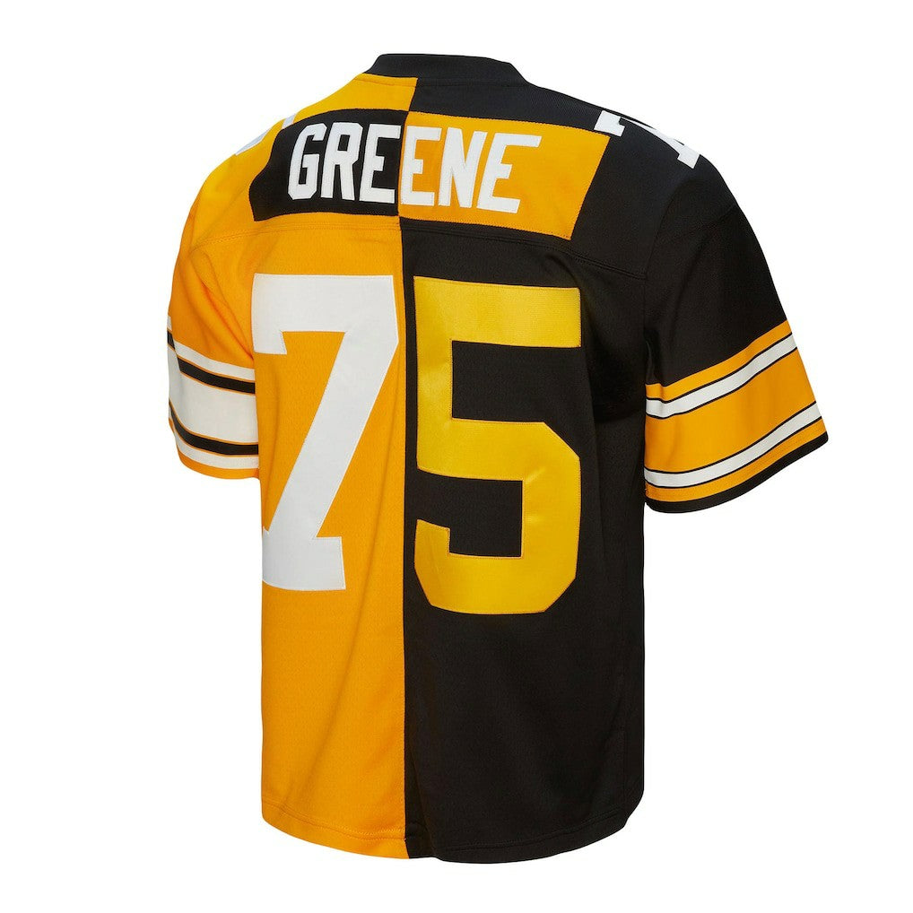 Joe Greene Pittsburgh Steelers 1976 Split Legacy Replica Jersey - Black/Gold - Mitchell & Ness