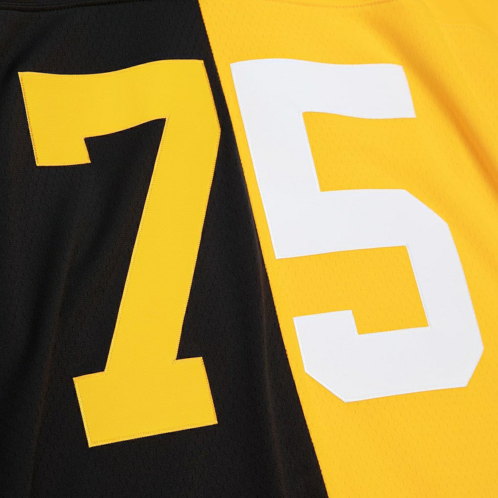 Joe Greene Pittsburgh Steelers 1976 Split Legacy Replica Jersey - Black/Gold - Mitchell & Ness
