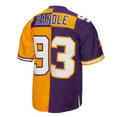 John Randle Minnesota Vikings 1998 Split Legacy Replica Jersey - Purple/Gold - Mitchell & Ness