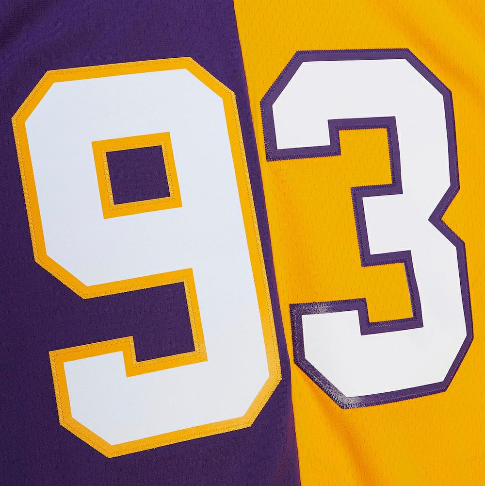 John Randle Minnesota Vikings 1998 Split Legacy Replica Jersey - Purple/Gold - Mitchell & Ness