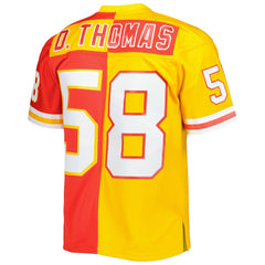 Derrick Thomas Kansas City Chiefs 1994 Split Legacy Replica Jersey - Red/Gold - Mitchell & Ness