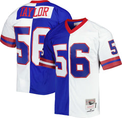 Lawrence Taylor New York Giants 1986 Split Legacy Replica Jersey - Royal/White - Mitchell & Ness