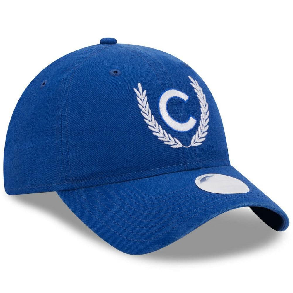 Chicago Cubs New Era Women's Leaves 9TWENTY Adjustable Hat for sale