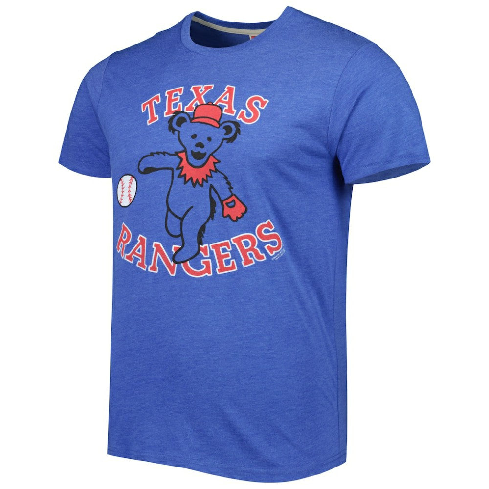 Texas Rangers Homage Grateful Dead Tri-Blend T-Shirt Outlet