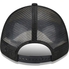New Era Brooklyn Nets Stripes 9FORTY Trucker Snapback Hat Black