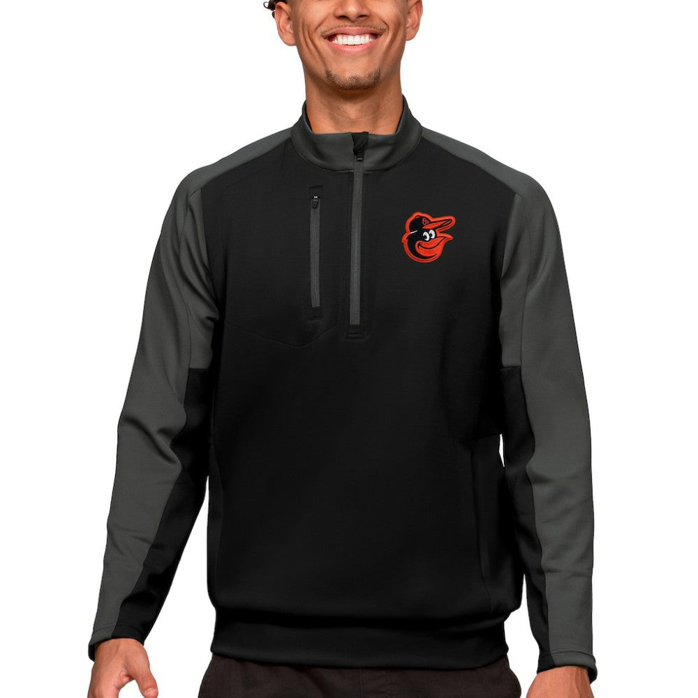 Baltimore Orioles Antigua Team Quarter-Zip Pullover Top Online