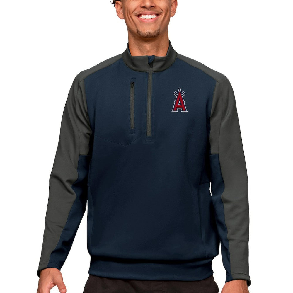 Los Angeles Angels Antigua Team Quarter-Zip Pullover Top Outlet