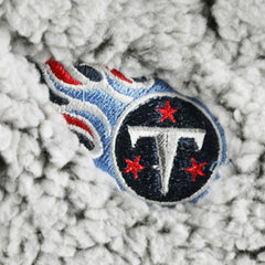 Tennessee Titans G-III 4Her by Carl Banks Women's Sherpa Quarter-Zip Jacket - Gray - NFL