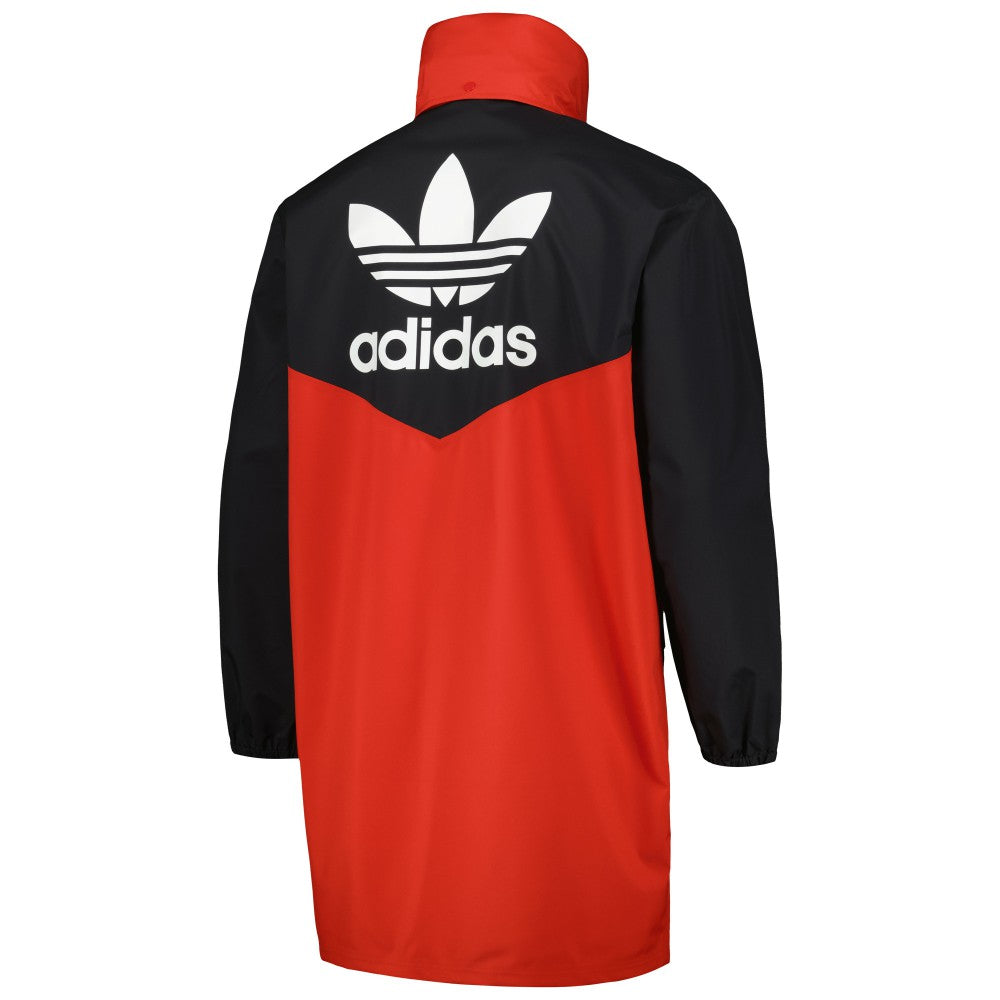 Adidas - Manchester United Originals Hoodie Full-Zip Bench Jacket - Red/Black