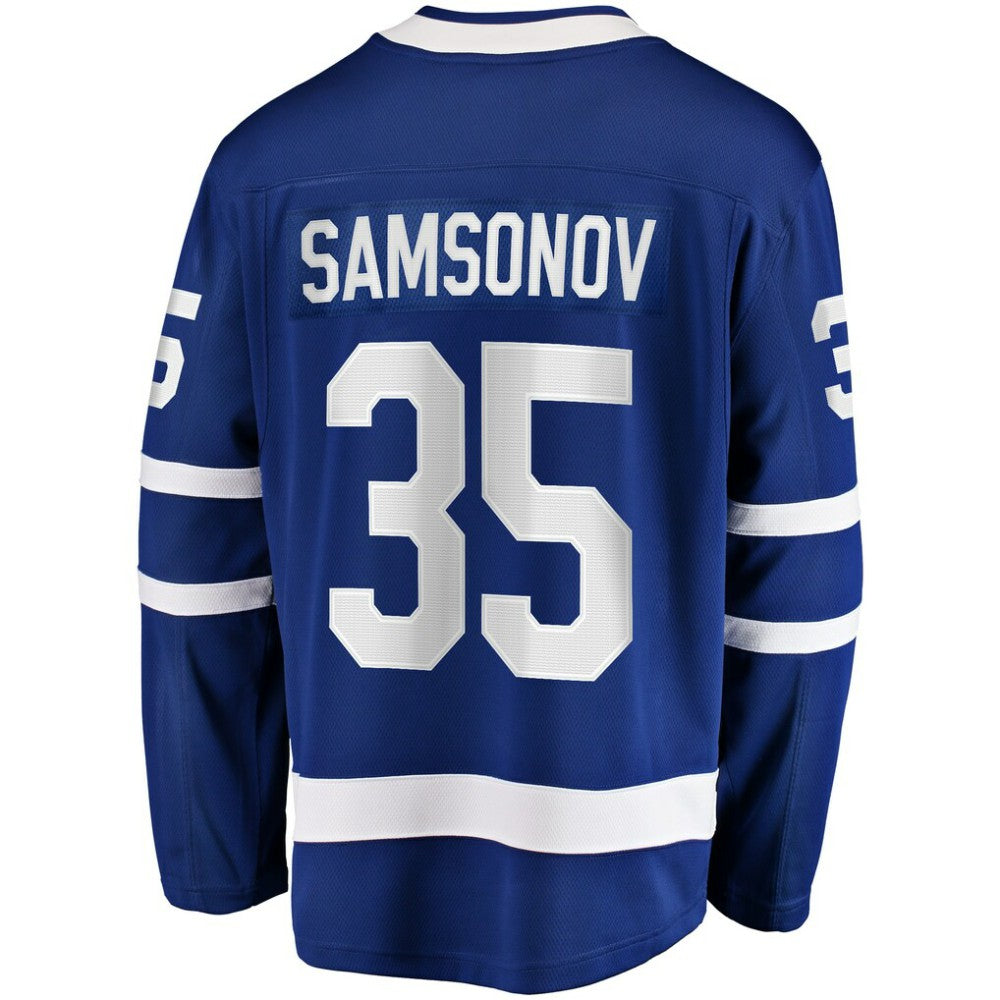 Ilya Samsonov Toronto Maple Leafs Fanatics Home Breakaway Player Jersey - Blue | Fanatics online
