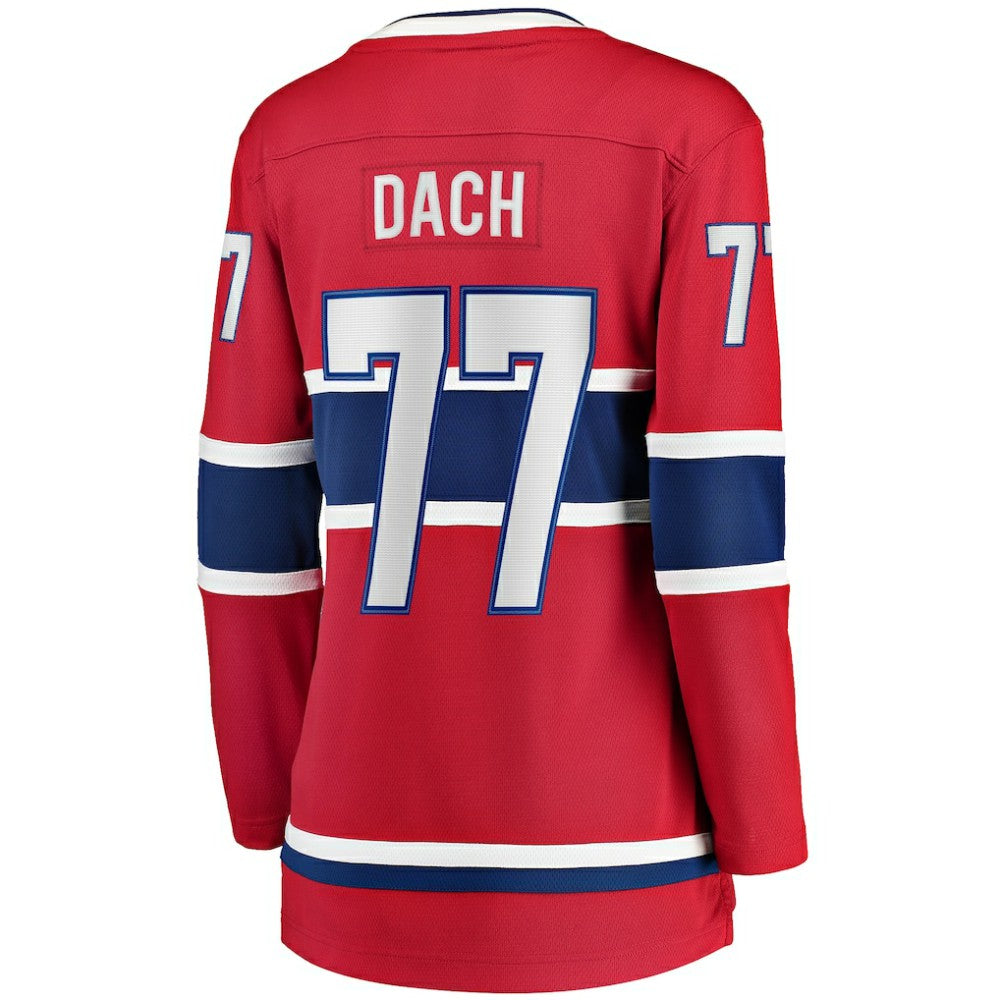 Kirby Dach Montreal Canadiens Fanatics Women's Home Breakaway Player Jersey - Red | Fanatics Lifestyle