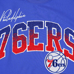 Philadelphia 76ers Pro Standard Hometown Chenille T-Shirt Royal