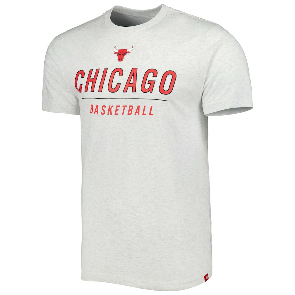 Chicago Bulls Sportiqe Unisex Turbo Tri-Blend T-Shirt Ash