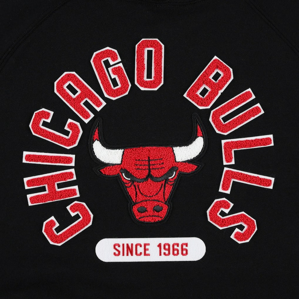 Chicago Bulls Sportiqe Unisex Athos Olson Tri-Blend Pullover Hoodie Black