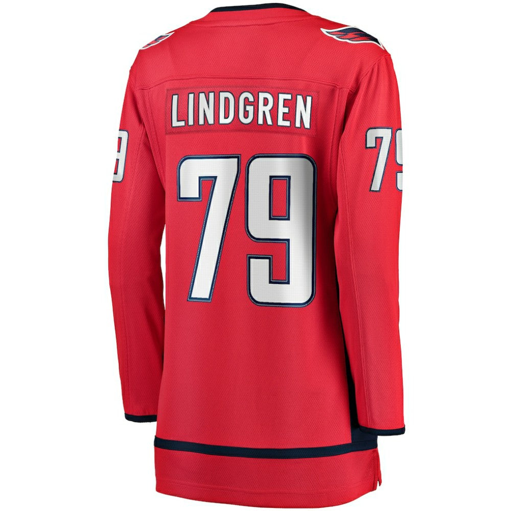 Charlie Lindgren Washington Capitals Fanatics Women's Home Breakaway Player Jersey - Red | Fanatics sale