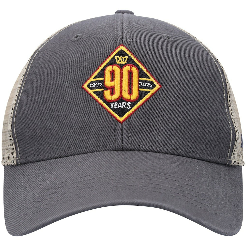 Washington Commanders '47 90th Season MVP Trucker Snapback Hat - Charcoal/Natural - 47 brand