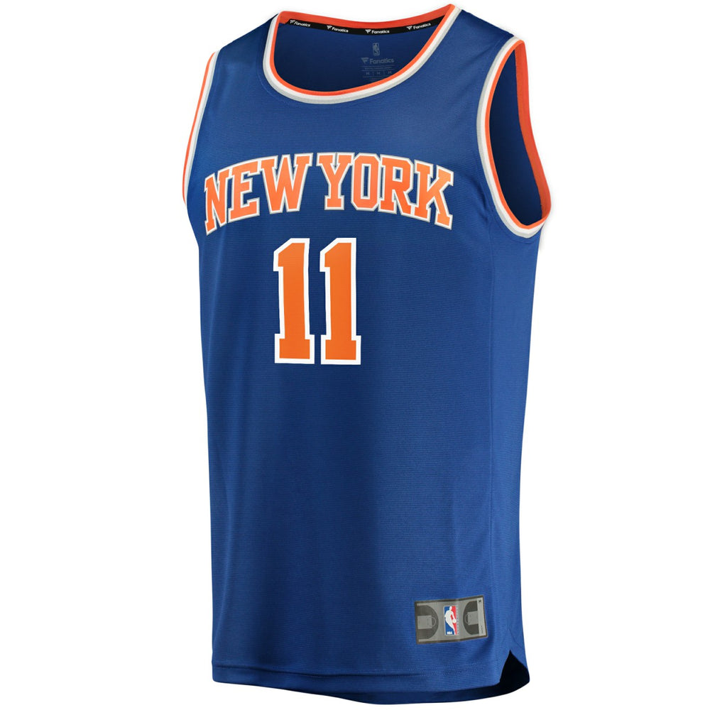 Fanatics Jalen Brunson New York Knicks Fast Break Replica Jersey Icon Edition Blue