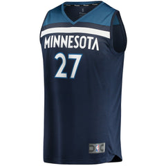 Fanatics Rudy Gobert Minnesota Timberwolves Fast Break Replica Jersey Icon Edition Navy