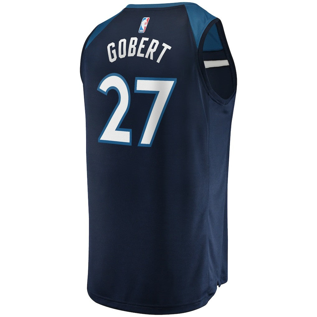 Fanatics Rudy Gobert Minnesota Timberwolves Fast Break Replica Jersey Icon Edition Navy