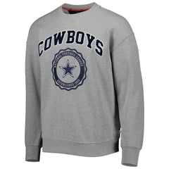 Dallas Cowboys Tommy Hilfiger Ronald Crew Sweatshirt - Heather Gray - NFL