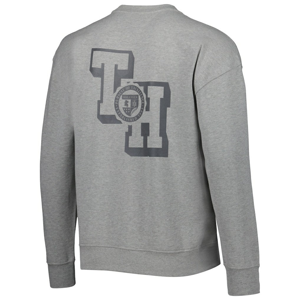 Dallas Cowboys Tommy Hilfiger Ronald Crew Sweatshirt - Heather Gray - NFL