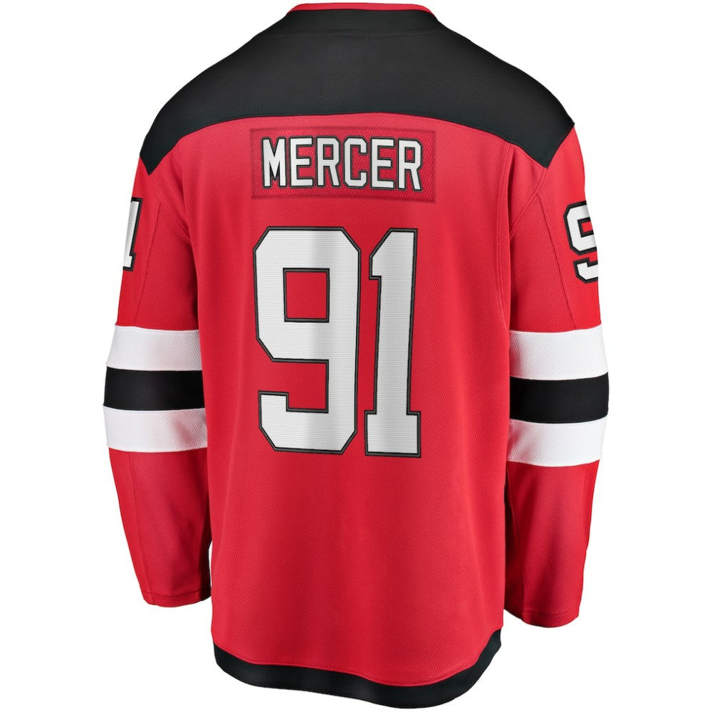 Dawson Mercer New Jersey Devils Fanatics Home Breakaway Jersey - Red | Fanatics on sale