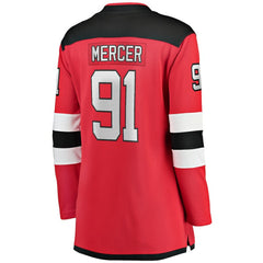 Dawson Mercer New Jersey Devils Fanatics Women's Home Breakaway Jersey - Red | Fanatics sale