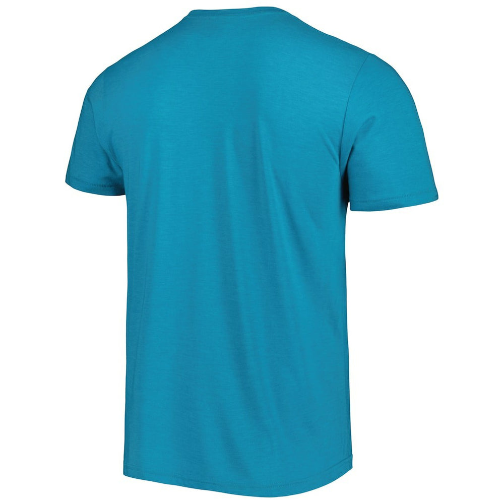 Miami Dolphins Homage Stadium Tri-Blend T-Shirt - Aqua - NFL