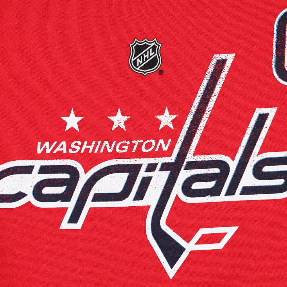 Washington Capitals Profile Women's Plus Size Distressed Printed Name & Number Long Sleeve T-Shirt - Red | NHL discount