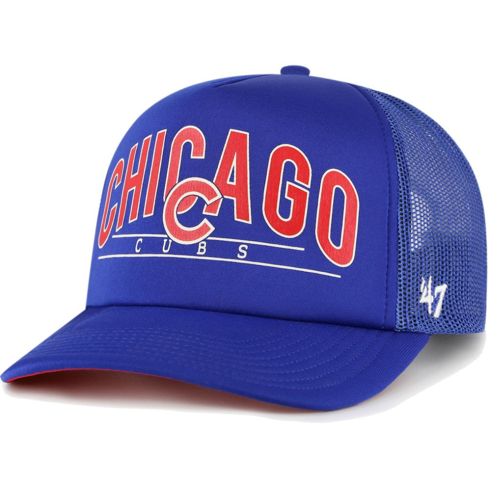 Chicago Cubs '47 Backhaul Foam Trucker Snapback Hat Online