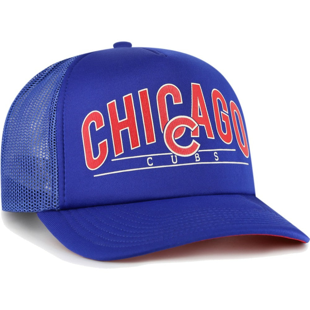 Chicago Cubs '47 Backhaul Foam Trucker Snapback Hat Online