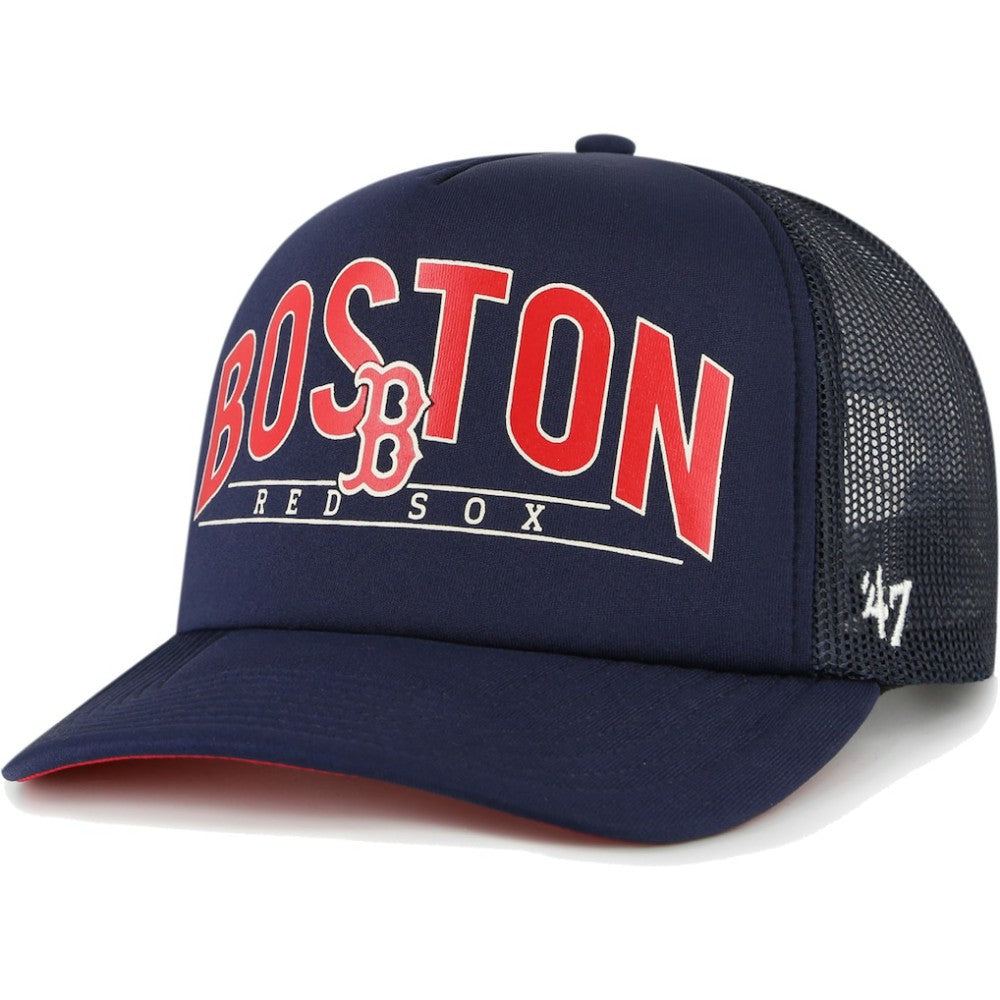 Boston Red Sox '47 Backhaul Foam Trucker Snapback Hat Discount