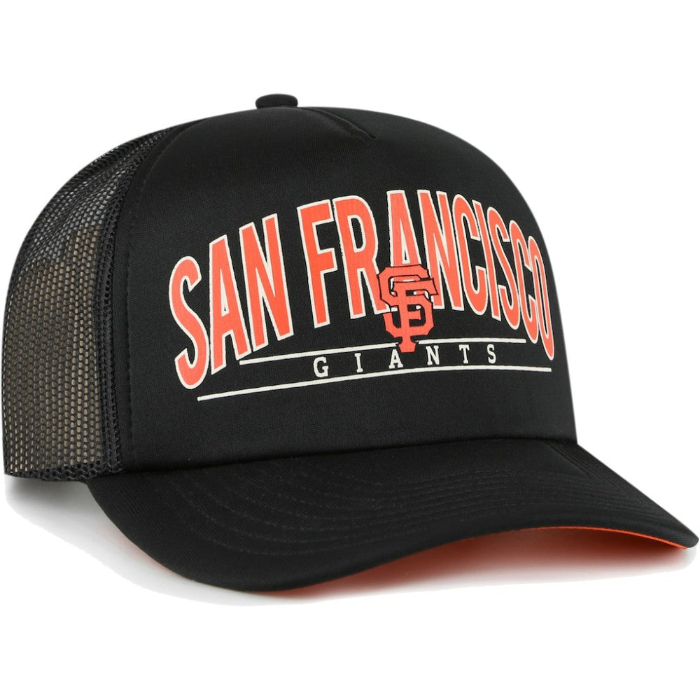 San Francisco Giants '47 Backhaul Foam Trucker Snapback Hat Discount