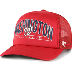 Washington Nationals '47 Backhaul Foam Trucker Snapback Hat Sale