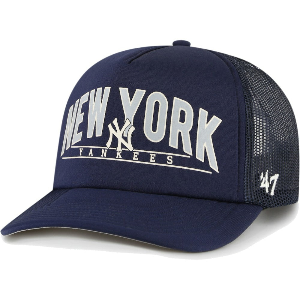 New York Yankees '47 Backhaul Foam Trucker Snapback Hat Outlet