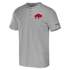 Buffalo Bills NFL x Darius Rucker Collection Henley T-Shirt - Heathered Gray - Fanatics