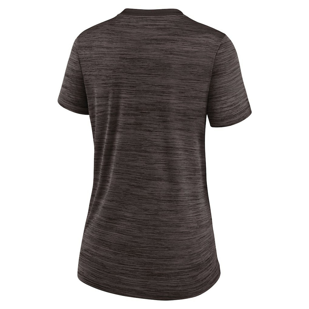 Cleveland Browns Women's Sideline Velocity Performance T-Shirt - Brown - Nike