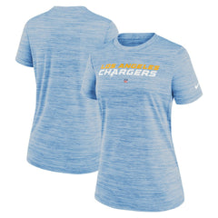 Los Angeles Chargers Women's Sideline Velocity Performance T-Shirt - Powder Blue - Nike