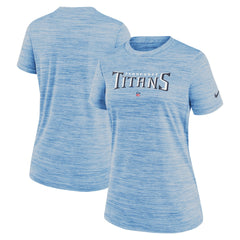 Tennessee Titans Women's Sideline Velocity Performance T-Shirt - Light Blue - Nike