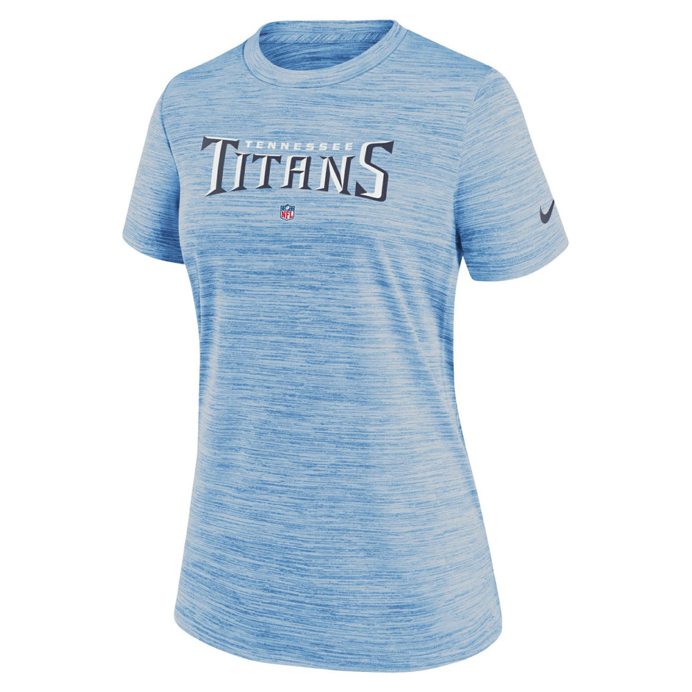 Tennessee Titans Women's Sideline Velocity Performance T-Shirt - Light Blue - Nike