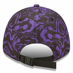 New Era - Tottenham Hotspur New Era Allover Print 9FORTY Adjustable Hat - Black/Purple