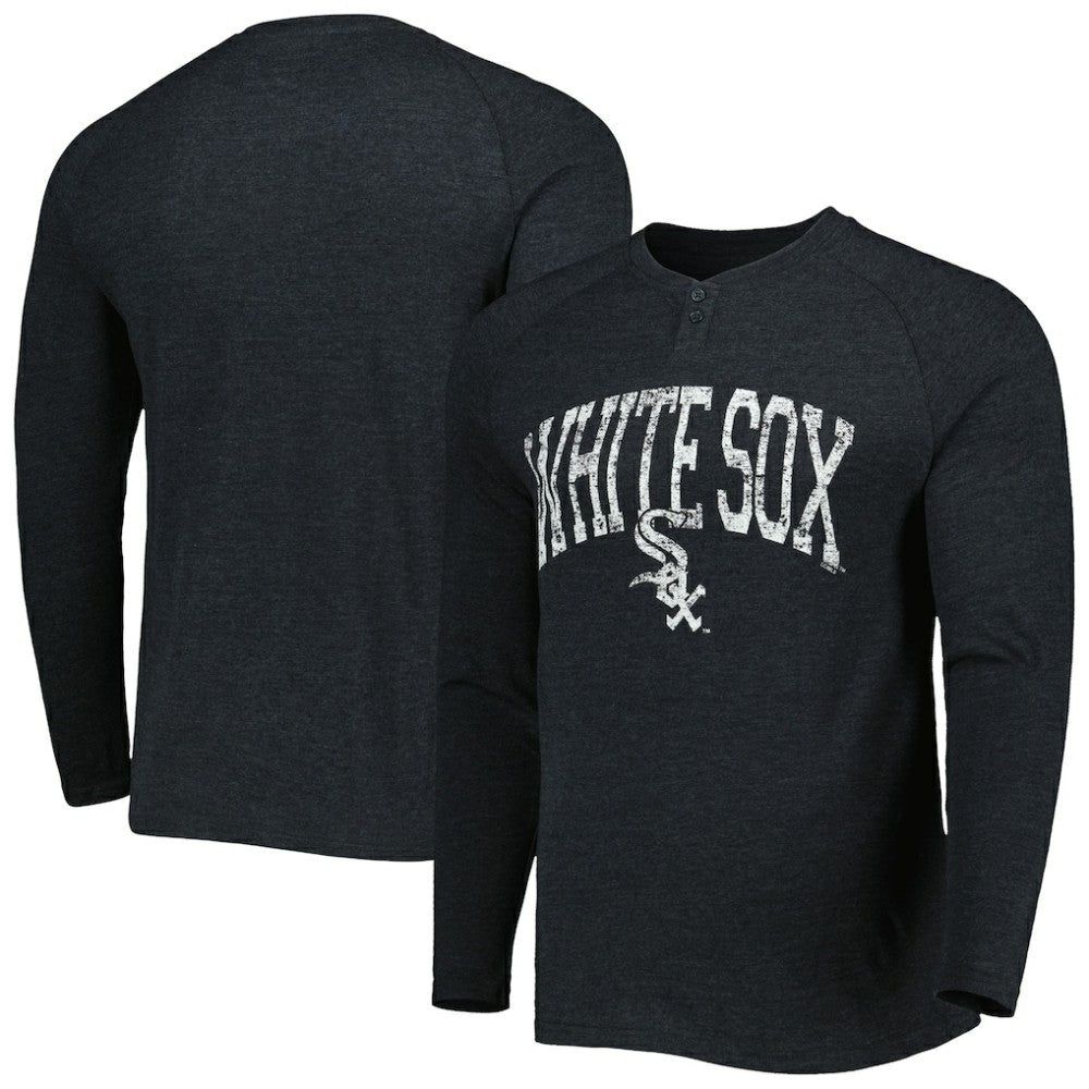 Chicago White Sox Concepts Sport Inertia Raglan Long Sleeve Henley Top Sale