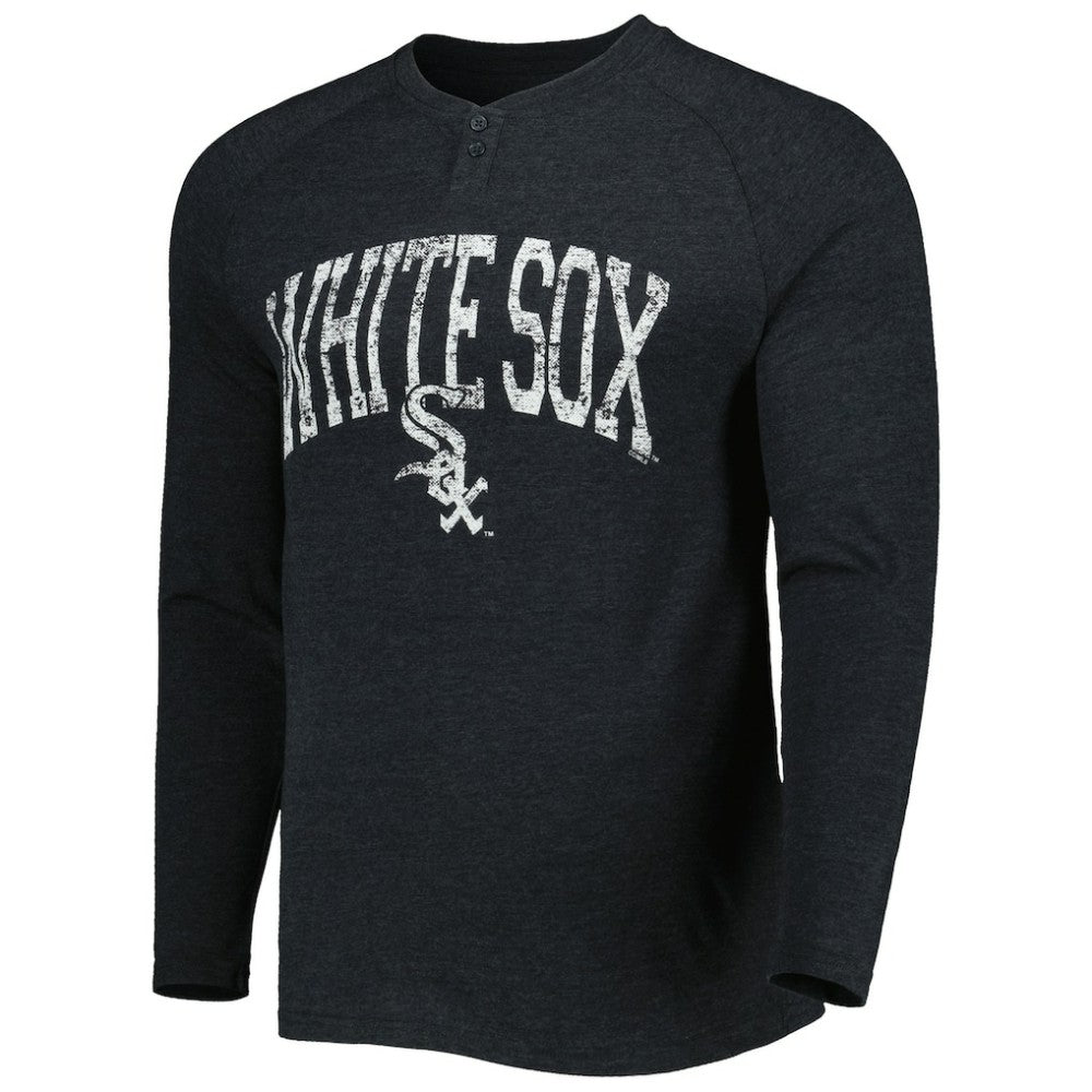 Chicago White Sox Concepts Sport Inertia Raglan Long Sleeve Henley Top Sale