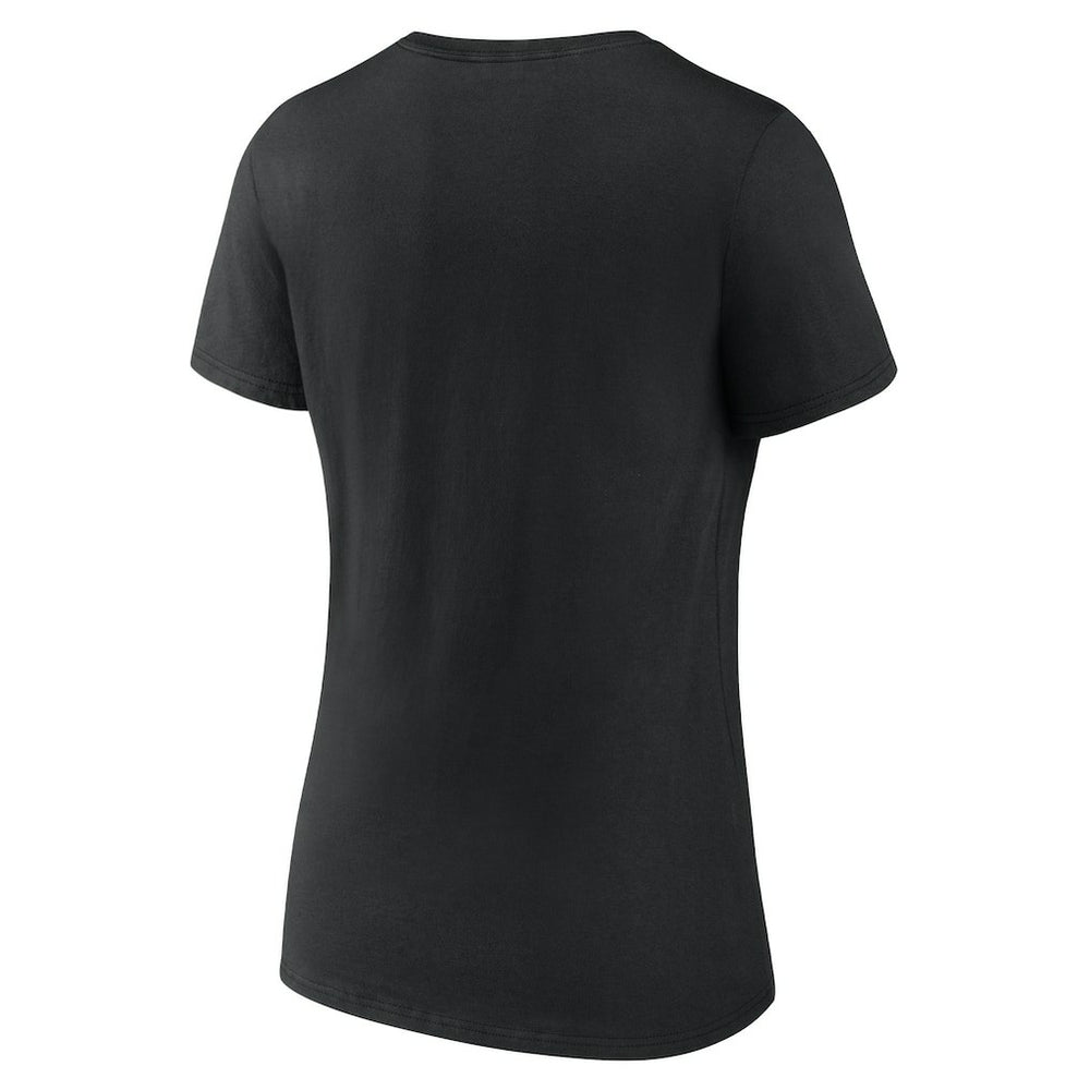 New Orleans Saints Women's Shine Time V-Neck T-Shirt - Black - Fanatics