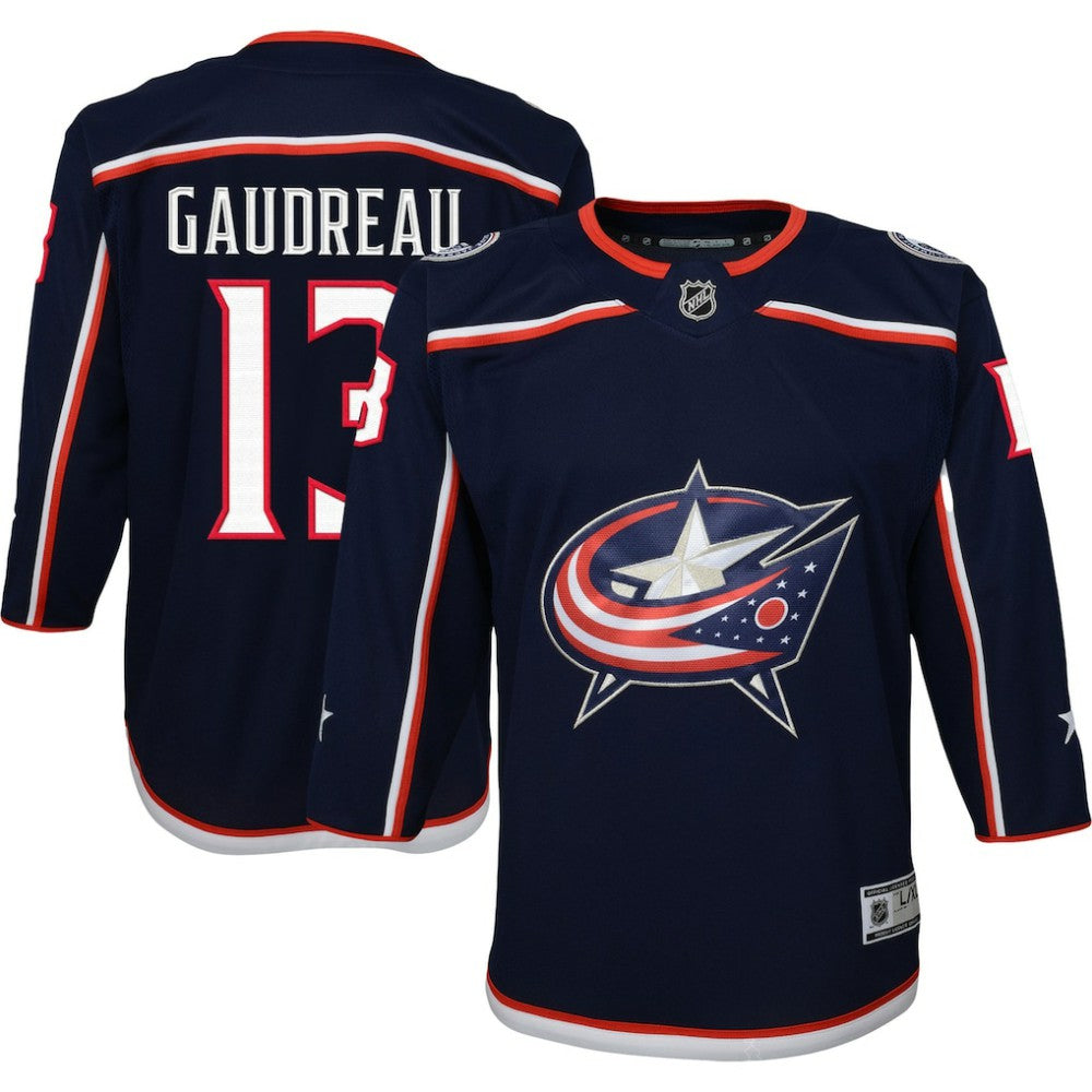 Johnny Gaudreau Columbus Blue Jackets Youth 2022/23 Premier Player Jersey - Navy | NHL online