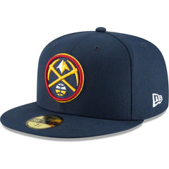 New Era Denver Nuggets Team 59FIFTY Fitted Hat Navy