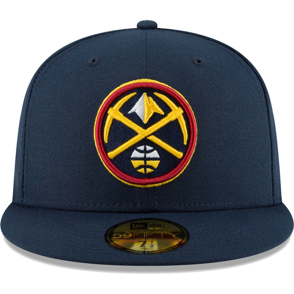 New Era Denver Nuggets Team 59FIFTY Fitted Hat Navy