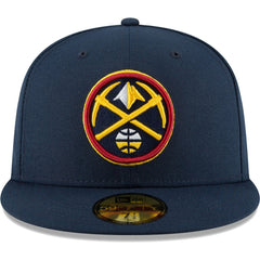New Era Denver Nuggets Team 59FIFTY Fitted Hat Navy