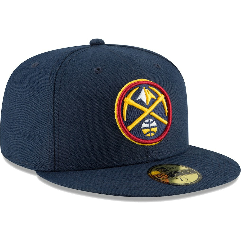New Era Denver Nuggets Team 59FIFTY Fitted Hat Navy